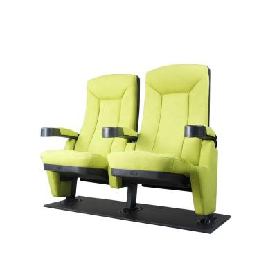 China Modern Hot Sale Commercial Theater Furniture Hall Chair Cinema Seat VIP Movie Seating With Cup Holder for sale