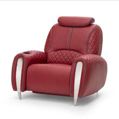 China Customized Leather Electric Recliner Modern Design VIP Cinema Movie Sofa Recliner Home Theater Seats for sale