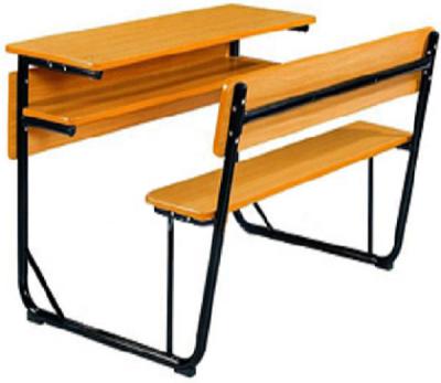 China Eco - Friendly Modern Student Furniture School Double Table And Chair School Double Desk And Bench for sale