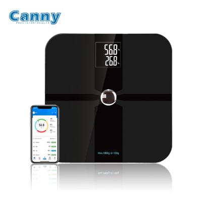 China Bedroom Canny Body Fat Scale ITO Weight Scale Wireless Body Scale for sale