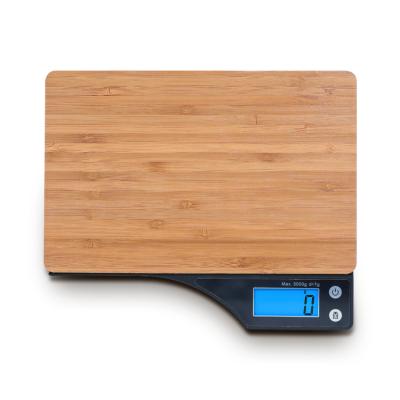 China Kitchen Scales Canny Digital Mini Bamboo Kitchen Scale Portable Food Weighing Balance Machine for sale