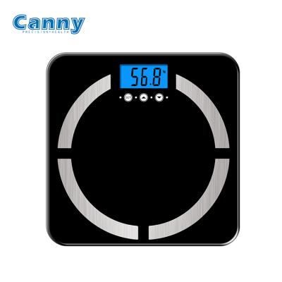 China Body fat and water content testing the body fat scale BMI balance scale digiatal bathroom scale for sale