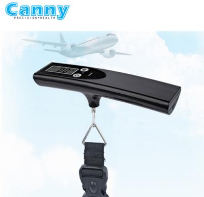 China Weight Measuring Popular Portable Canny Target 50kg Weight Suitcase Digital Hanging Travel Luggage Scale for sale