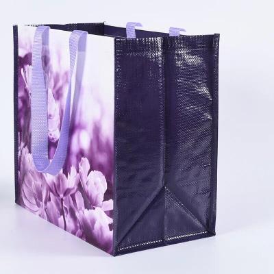 China Factory BSCI Certificate Recyclable Wenzhou Eco Friendly 140g PP Woven Tote Bags for sale