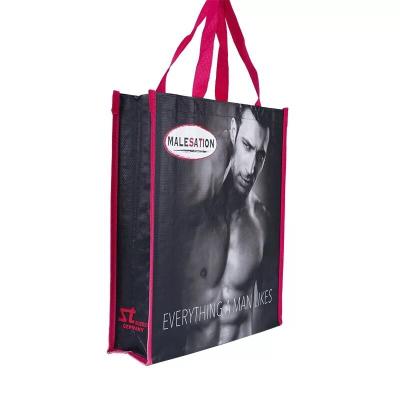 China Recyclable Cheap Custom PP Hand - Woven Bag Shopping Bag / Carry Bag Printing for sale