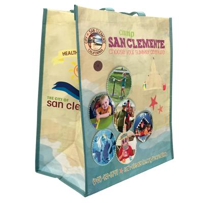 China Whosale factory price rpet recyclable custom made shopping bag for sale