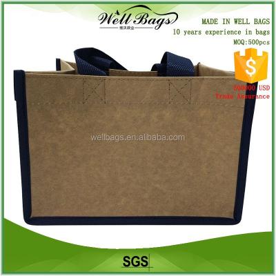 China Recyclable Woven Fabric Paper Kraft Straight Corner Non Recycling Kraft Bag Alibaba Trade Assurance for sale