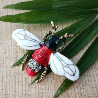 China Fine Korean Burgundian Insect Brooches Jewelry from China on Amazon for sale