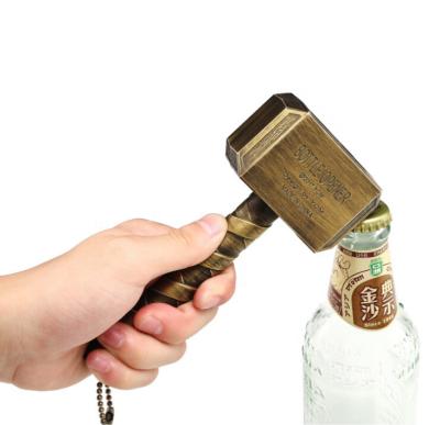 China High Quantity Endgame Viable Hot Sale Thor Hammer Bottle Opener Avenger for sale