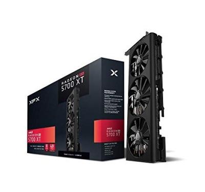 China Workstation AMD Black XFX RX 5700 XT Triple Dissipation 8GB GDDR6 PCI Express 4.0 Graphics Card RX-57XT83LD8 for sale