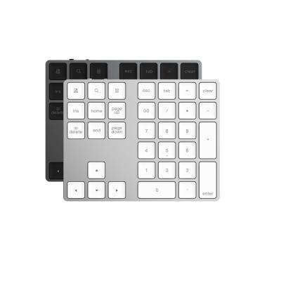 China New Arrival Mini Wireless Portable Magic Aluminum Metal Wireless Bluetooth Mini Numeric Keypad For Mac Apple Laptop for sale