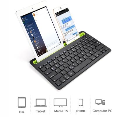 China Wireless dual channel bluetooth keyboard spanish bluetooth keyboard for mac for sale