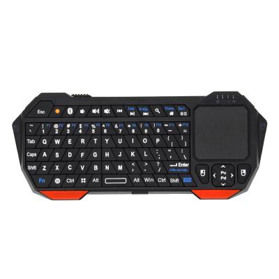 China Bluetooth Wireless Device Mini Touch Keyboard Multi Wireless Charging Bluetooth Gaming Keyboard With Touchpad for sale