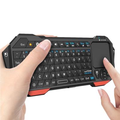 China Wireless Bluetooth Mini Touch Keyboard Wireless Backlight For iPad Portable for sale