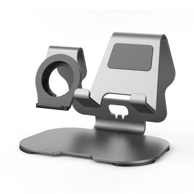 China Aluminum multifunctional simple metal iwatch stand mobile holder for phones for sale