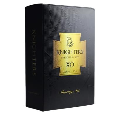 China Recycled Materials Wholesale Price Men Gift Box Recyclable Tanning Fathers Day Wine Gift Box Packaging for sale