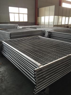 China Temporary Fencing 2.4 x 2.1M 10 Panels 10 Base 10 Clamps Building Construction for sale