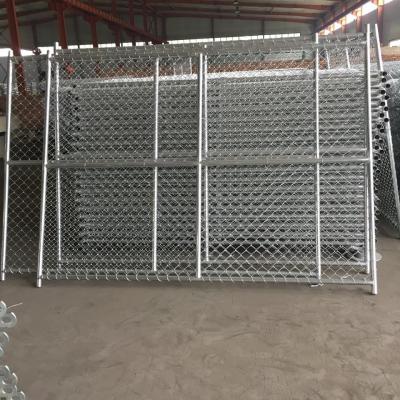 China Barbed/barbed selvedge Galvanized Chain Link Panels Fence,0.9mx20mx50*50mmx2.8mm for sale