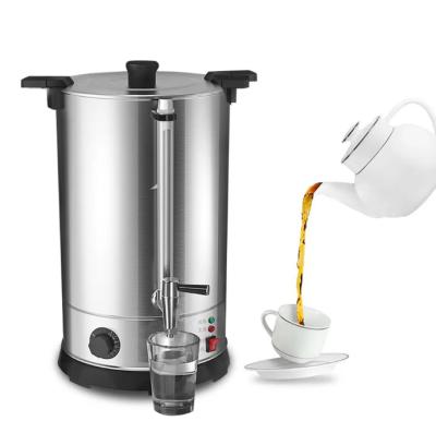 China 360 Degree Hot Water Rotation Electric Urn Water Heater Boiler Pot Electric Coffee Maker For Commercial for sale