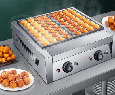 China Professional Car Heating Element Takoyaki Grill Machine 56 Holes Octopus Ball Machine Gas Octopus Balls Takoyaki Maker for sale