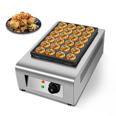 China Car Wholesale Industrial Gas Octopus Balls Maker 28 Holes Semi-automatic Takoyaki Maker Machine for sale