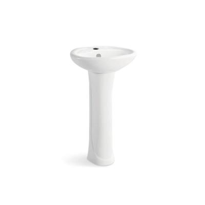 China Modern High Quality Bathroom Sink For Hotel Sink Basin Hand Wash Ceramic Pedestal Sink for sale