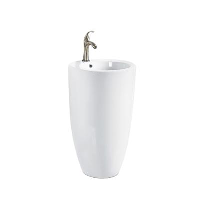 China Easy Clean Daily High Quality Hand Use Bathroom Pedestal Sink Ceramic Pedestal Sink Ceramic Pedestal Sink for sale