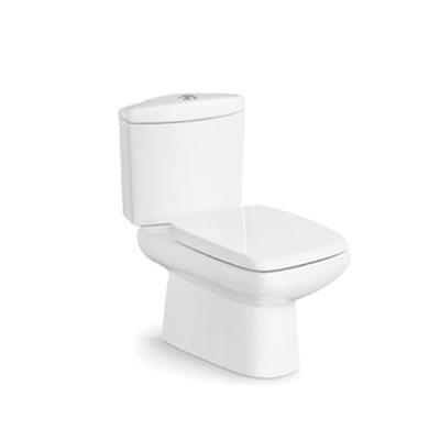 China Double-flow Bathroom Wc Competitive Price Sanitary Ceramic Toilets Bowl Washdown Two Piece Toilet for sale