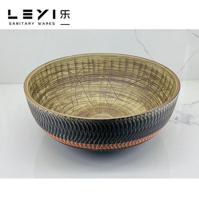 China Easy Clean Bathroom Sink For Hotel Supplier Custom Luxury Style Designer Ceramic Modern Wash Basin for sale