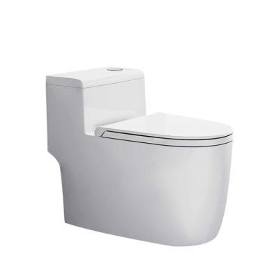 China Double-flow Wholesale D shape design toilet jet wash water one piece cloest toilet for sale