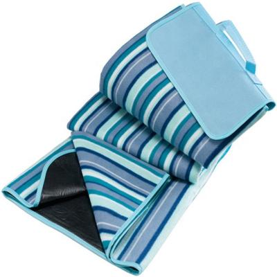 China Portable Picnic Blanket Waterproof Fleece Picnic Backing Mat With Printing for sale