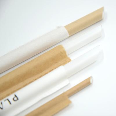 China Food Grade Tonchant High Temperature Hot Beverage Biodegradable Juice Drinking PLA Fiber Straws for sale