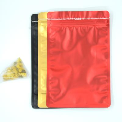 China Food Aluminum Foil Holder Pouches Zip Lock Food Tea Coffee Storage Bag With Zipper for sale