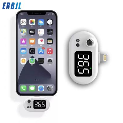 China 2021 Mobile Phone Thermometer Amazon Hit Mini Pocket Cell Phone Display Thermometer Temperature Detect For Smartphone USB K8 for sale