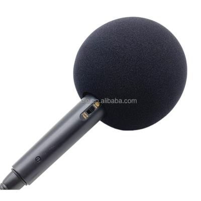 China Headset Microphone Sponge MIC Ball Foam Round Ball Microphone Foam Windshield for Journalists and Singers for sale