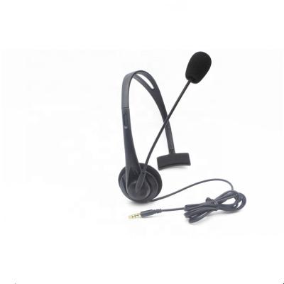 China Portable And Lightweight Single Side Headset With Microphone Light Weight One Ear Earpiece Works For PC And Mac for sale