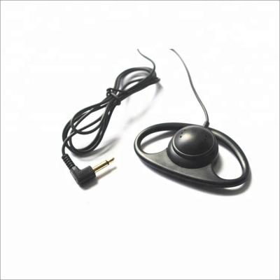 China Flexible Soft Rubber Material Earclip Earhook Headphone D Shape Tour Guide Flexible Earhook Single Side Earbuds for sale