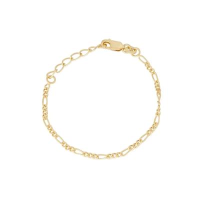 China FASHIONABLE Gold Plated 925 Sterling Silver Bracelet Adjustable Chunky Chain Link Bracelet Jewelry For Women for sale