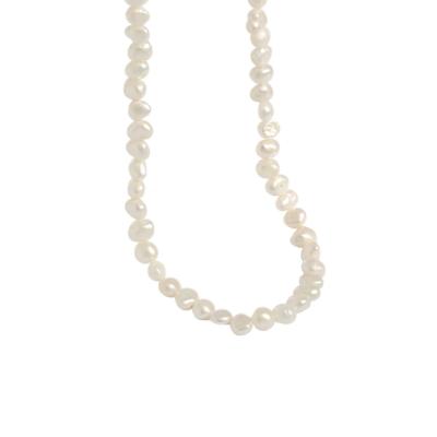 China New Trendy baroque freshwater pearl necklace design fashion necklace jewelry for sale