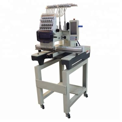 China Single Head Cap Embroidery Machine Prices With 15 Colors for sale