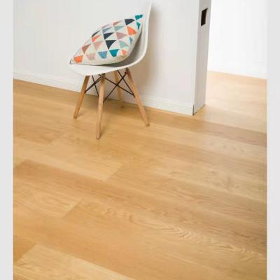 China Solid Color Modern European Soft White Three-Layer Modern Design Solid Color Plane Living Room Oak 3.0mm Wood Flooring for sale