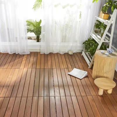 China 2022 3D hardwood wear-resistant non-slip pure log waterproof hot sale outdoor floor balcony deck hallway park balcony deck for sale