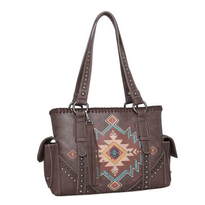 China Montana West Aztec Collection Concealed Carry Satchel Bag luxury factory direct handbags for sale