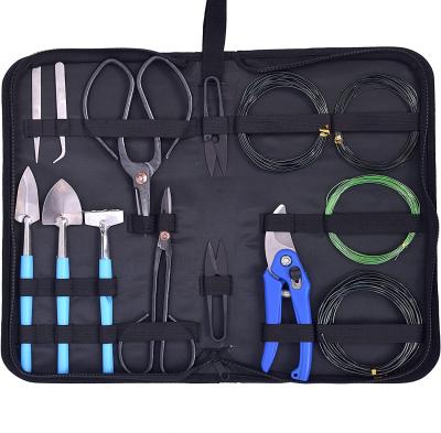 China 15 Pieces Modern Wholesale High Quality Bonsai Tree Tool Kit Perfect For Succulent Gardening Trimming for sale