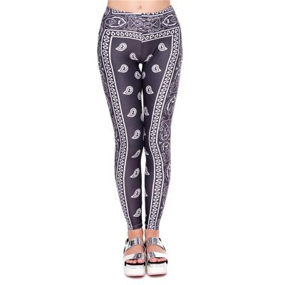 China Superb Custom Printed Antibacterial Gaiters Brush Milk Silk 92 Polyester 8 Spandex Gaiters For Women for sale