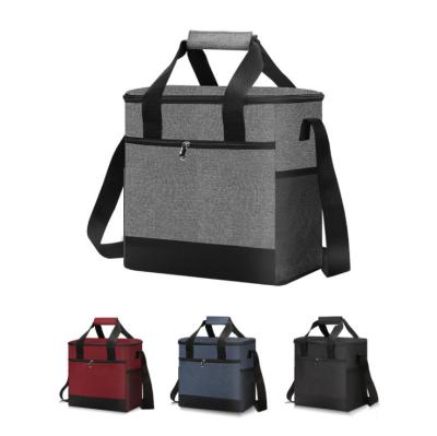 China Custom Hot Selling High Quality Updraft Waterproof Oxford Food Cooler Bag Carry Insulated Oxford Lunch Bag for sale