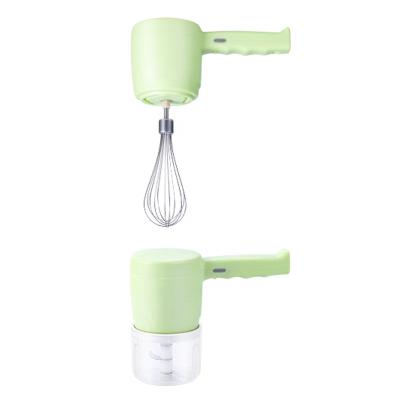 China Multifunctional Frontier Cordless Electric Mixer Two-in-One Cook Machine Household Mini Mixer Handheld Electric Mixer for sale