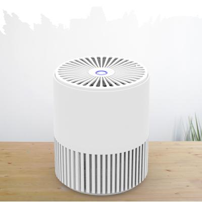 China Hotel Small Desktop Household HEPA Air Purifier With Night Light for sale