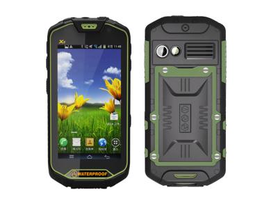 China MTK6577 Dual Core Shock Proof Water Proof Phone 4.5 Inch With Walkie Talkie for sale