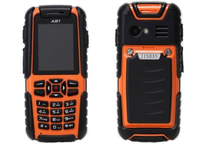 China IP67 2 Inch Shockproof Waterproof GSM Phone 850MHZ / 900MHZ / 1800MHz / 1900MHz for sale